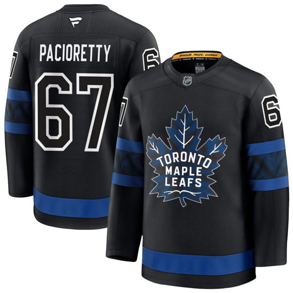 Men's Toronto Maple Leafs x drew house #67 Max Pacioretty Fanatics Black Alternate Reversible Next Gen Jersey